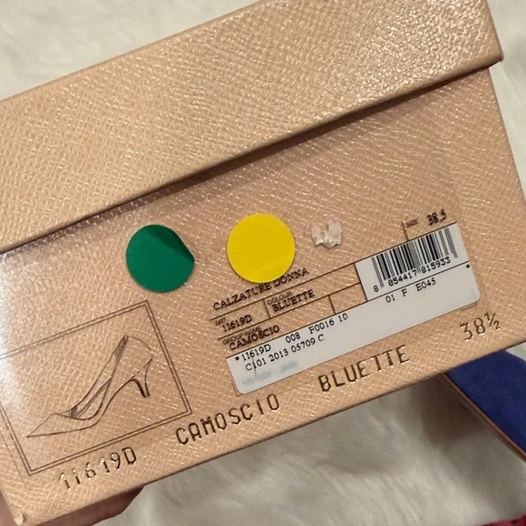 Prada Women's Royal Blue Heels - Picture 4 of 4